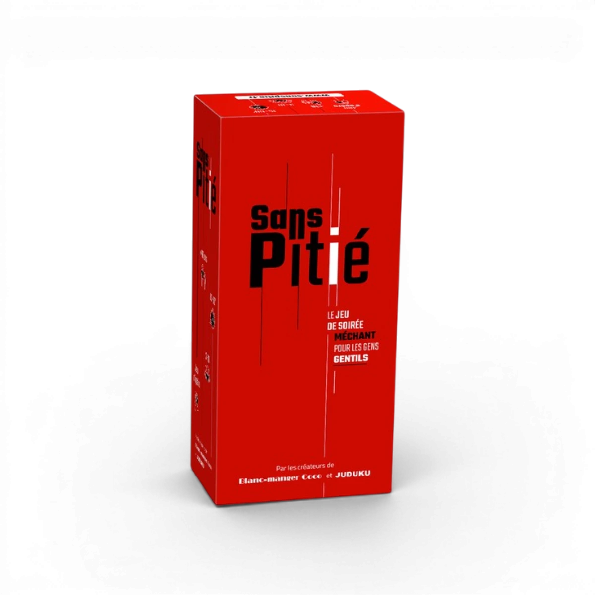 Sans Pitié – Jeu d’ambiance humour et provocation