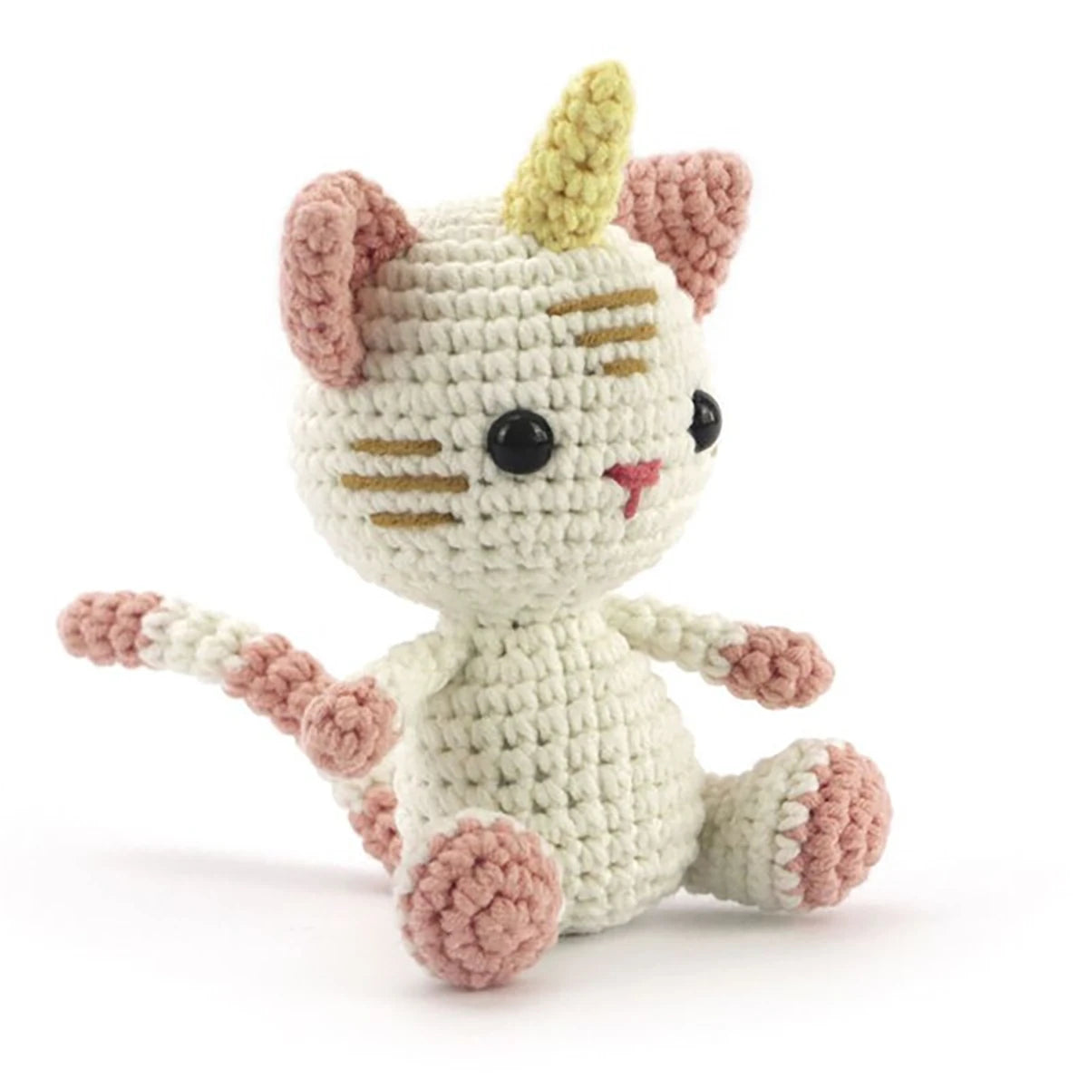Chat Licorne – Kit DIY doudou crochet amigurumi