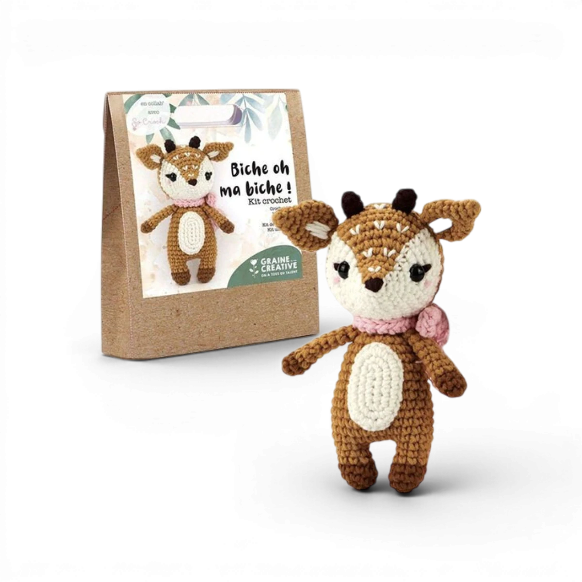 Biche Oh Ma Biche – Kit DIY doudou crochet amigurumi