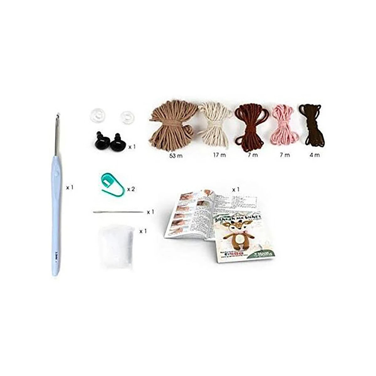 Biche Oh Ma Biche – Kit DIY doudou crochet amigurumi