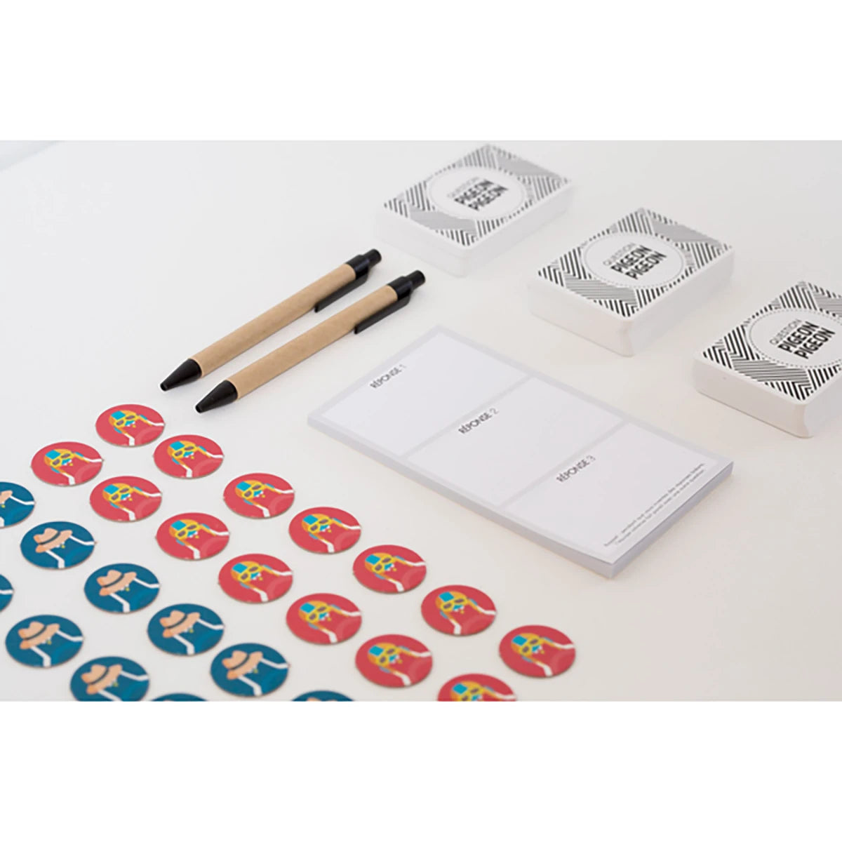 Pigeon Pigeon – Jeu d’ambiance bluff et créativité