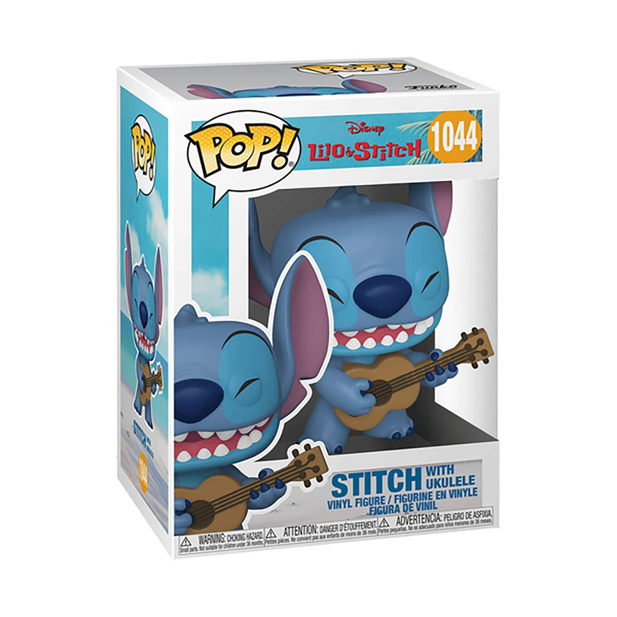 Figurine Stitch avec ukulélé - Funko Pop!