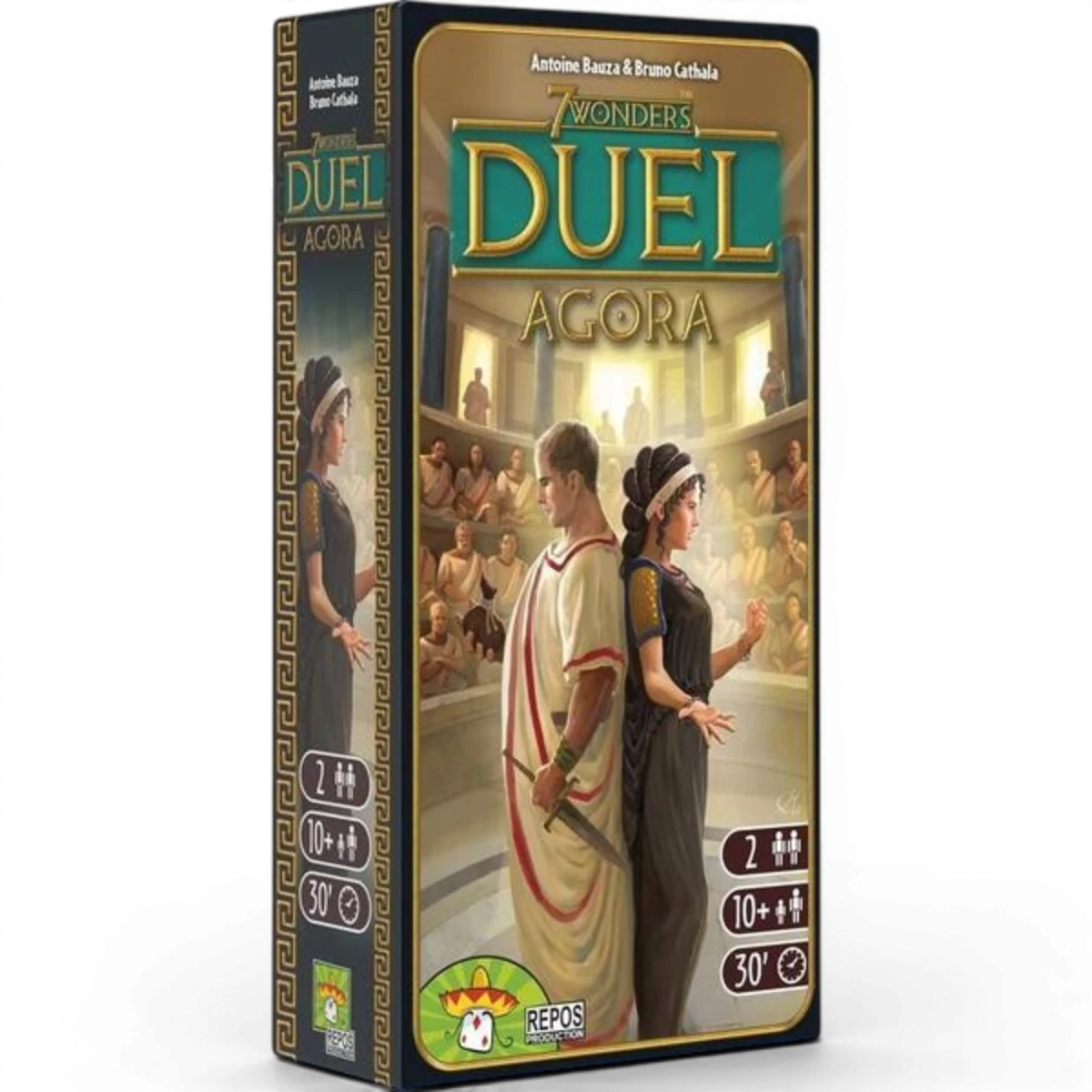 7 Wonders Duel Agora – Extension stratégie et politique