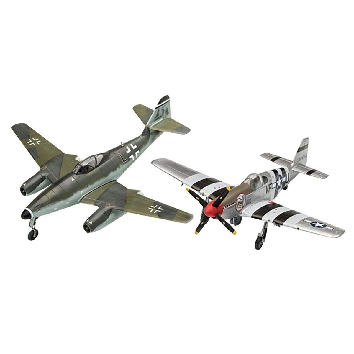 Maquette ME262 + P51 Mustang (1/72 – Dual Kit)