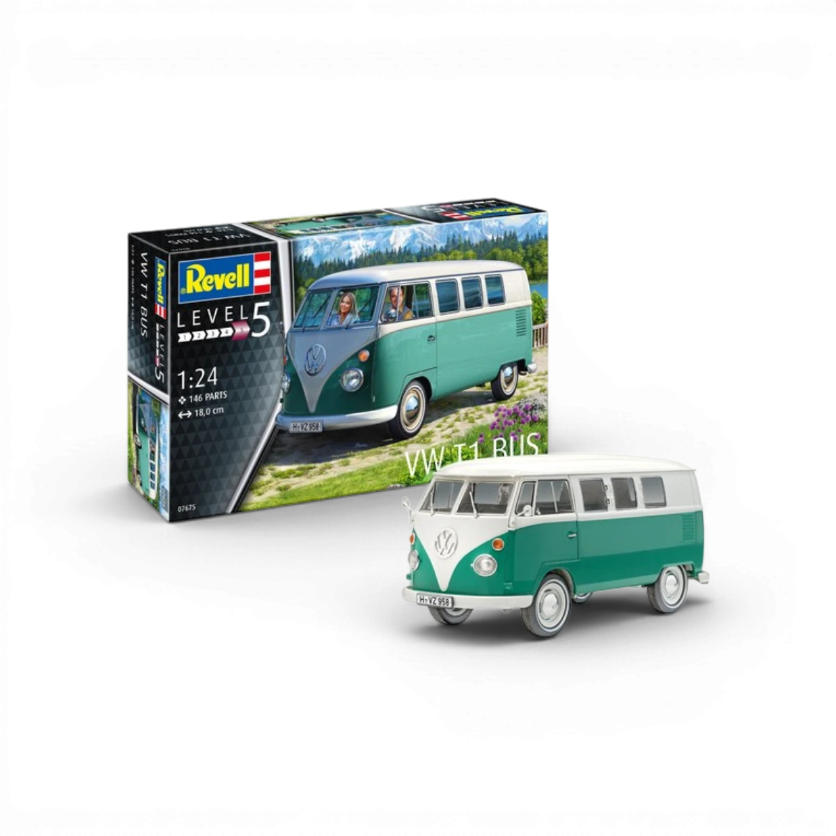 Maquette Volkswagen T1 Bus (1/24 – 146 pièces)