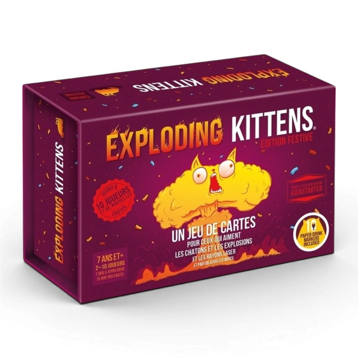 Exploding Kittens Party – Jeu d’ambiance suspense et chaos