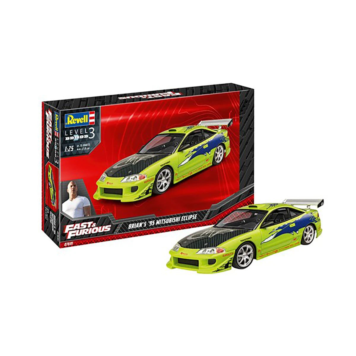 Maquette Mitsubishi Eclipse (1/25 – Fast & Furious)