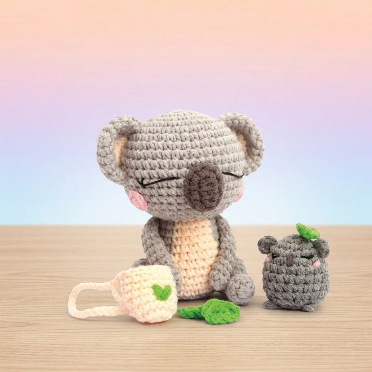 La Koala T’Cha – Kit DIY crochet amigurumi