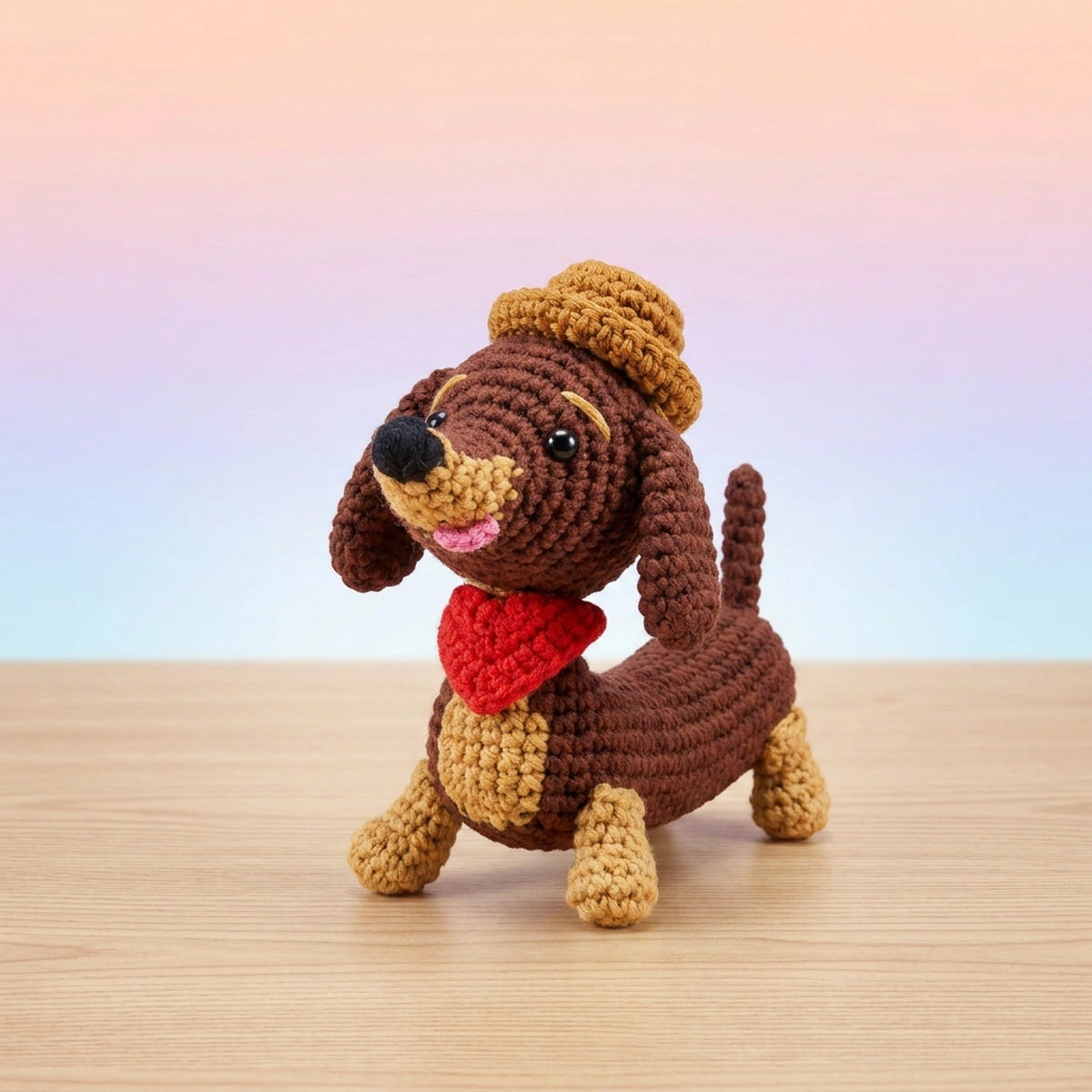Teckel 18cm – Kit DIY crochet amigurumi