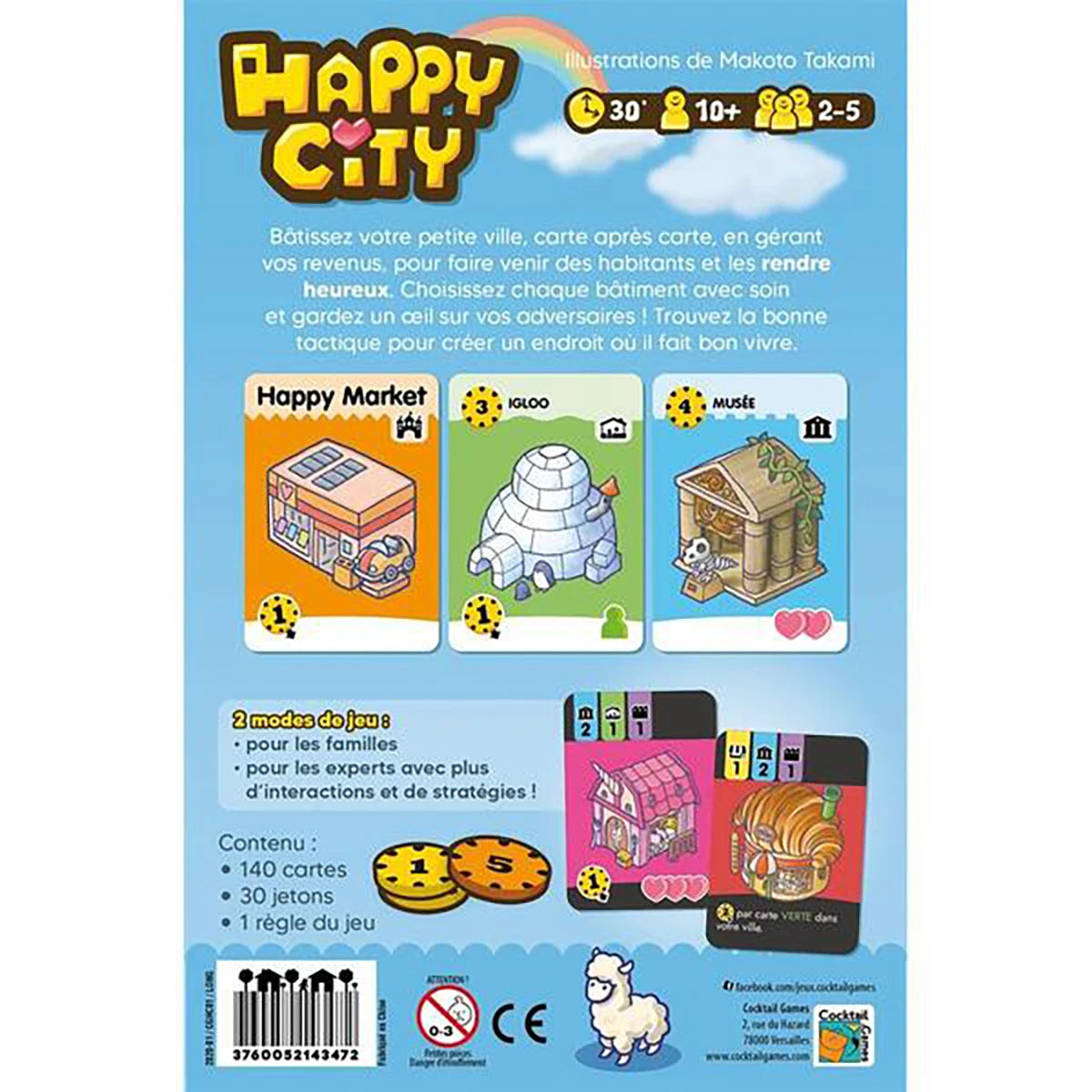 Happy City – Jeu de gestion et développement