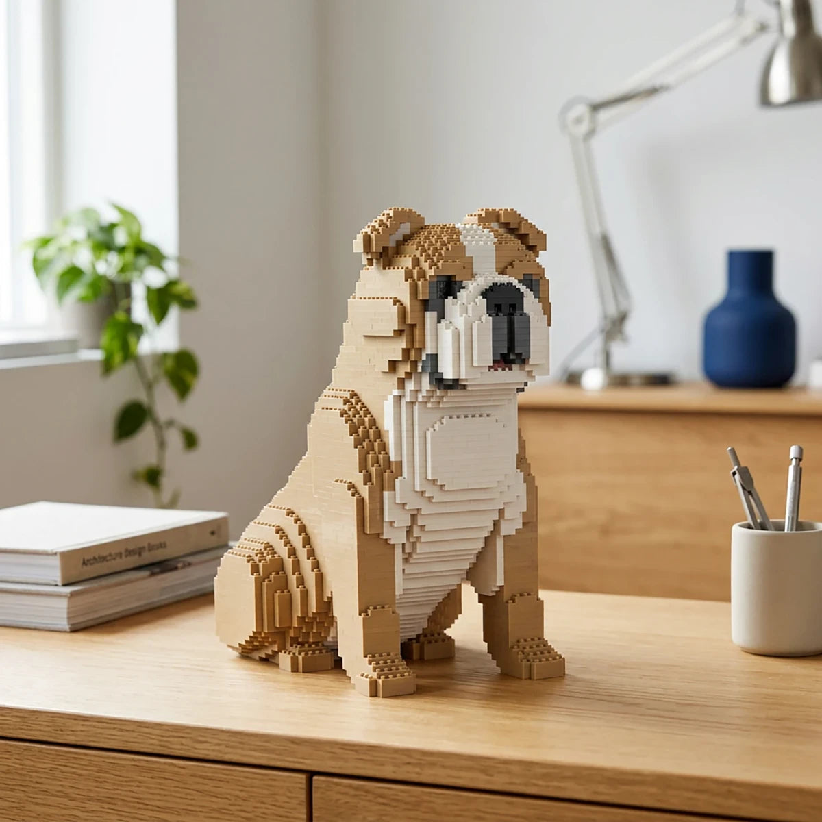 Bouledogue Anglais 4-en-1 34 cm – Jeu de construction – JEKCA