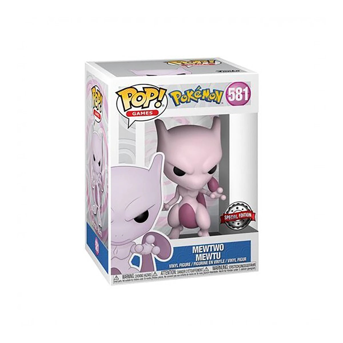 Figurine Mewtwo - Pokémon - Funko Pop! n°581