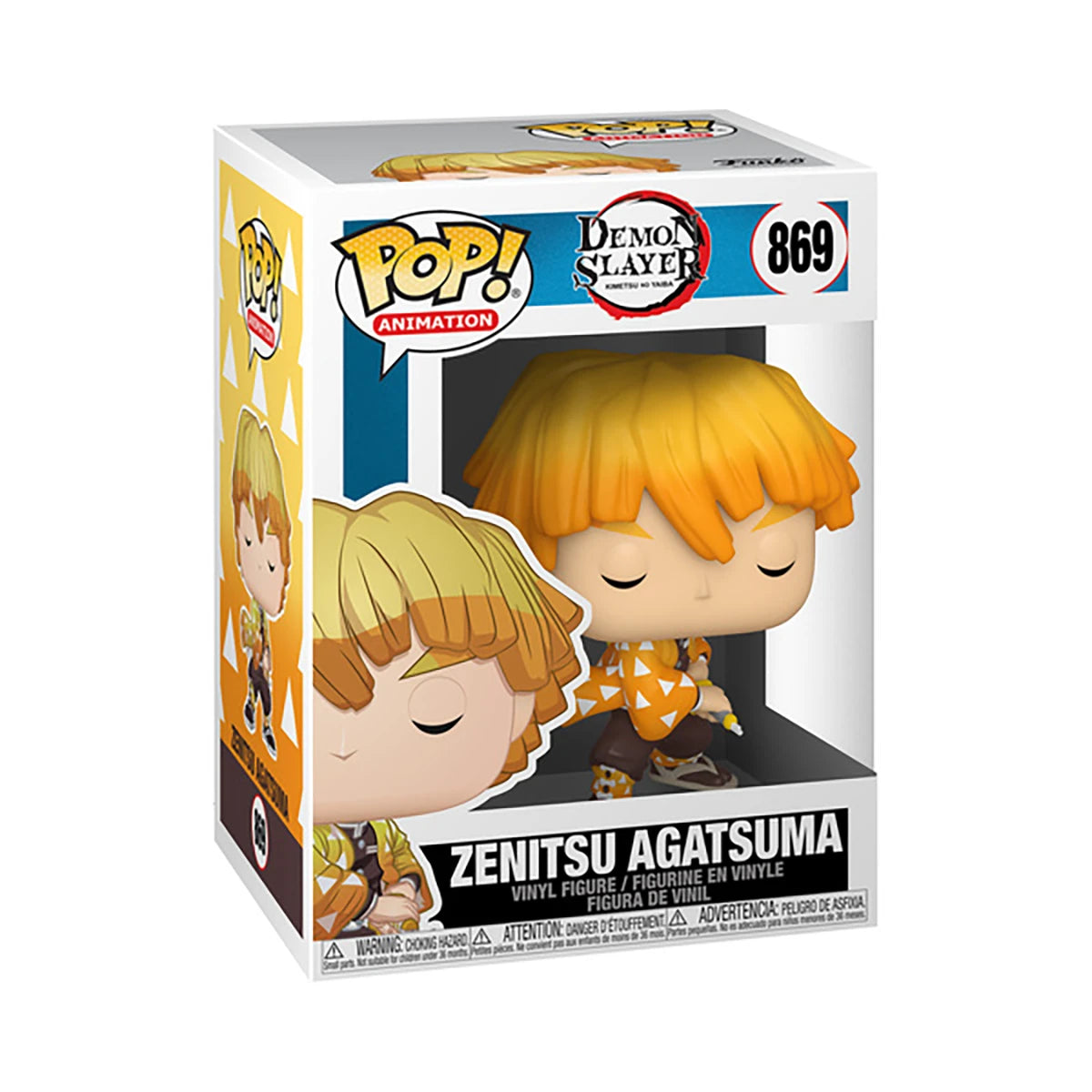 Figurine Zenitsu Agatsuma - Demon Slayer - Funko Pop!