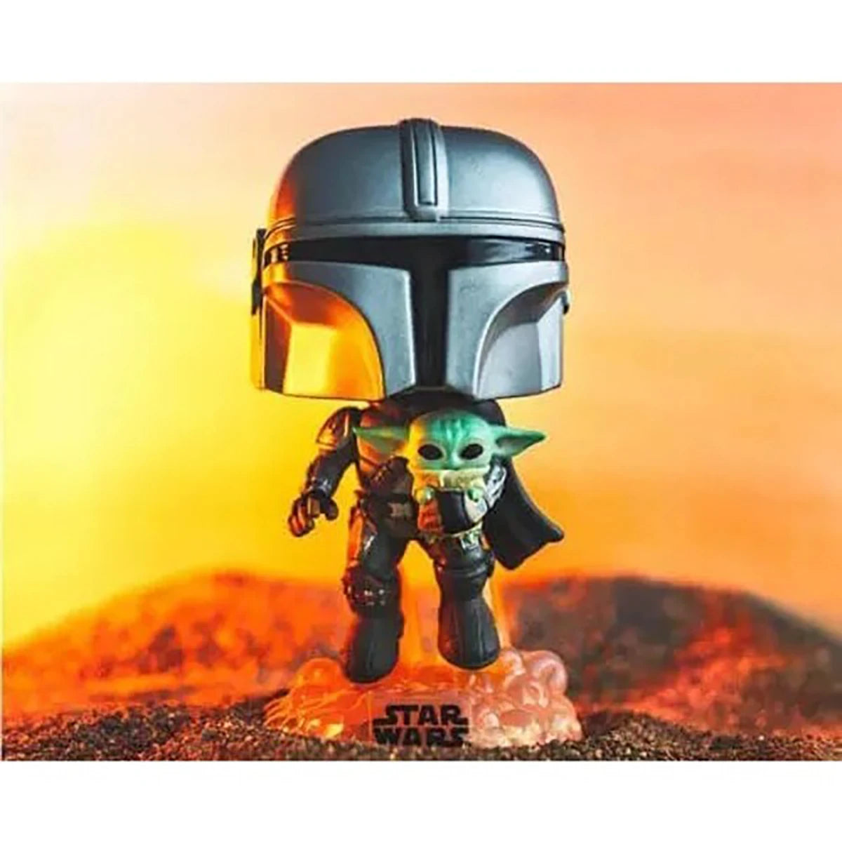 Figurine The Mandalorian et Grogu - Star Wars - Funko Pop! n°402