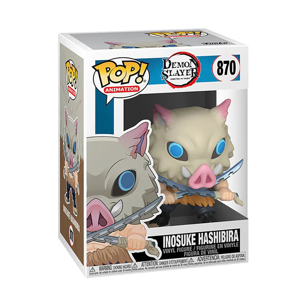 Figurine Inosuke Hashibira - Demon Slayer - Funko Pop! n°870