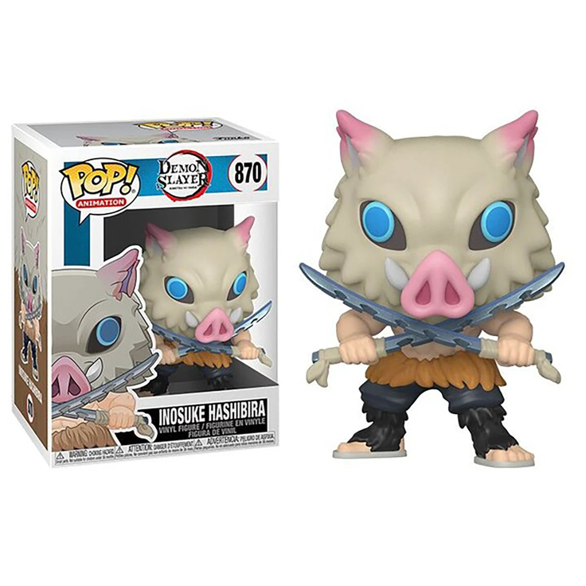 Figurine Inosuke Hashibira - Demon Slayer - Funko Pop! n°870