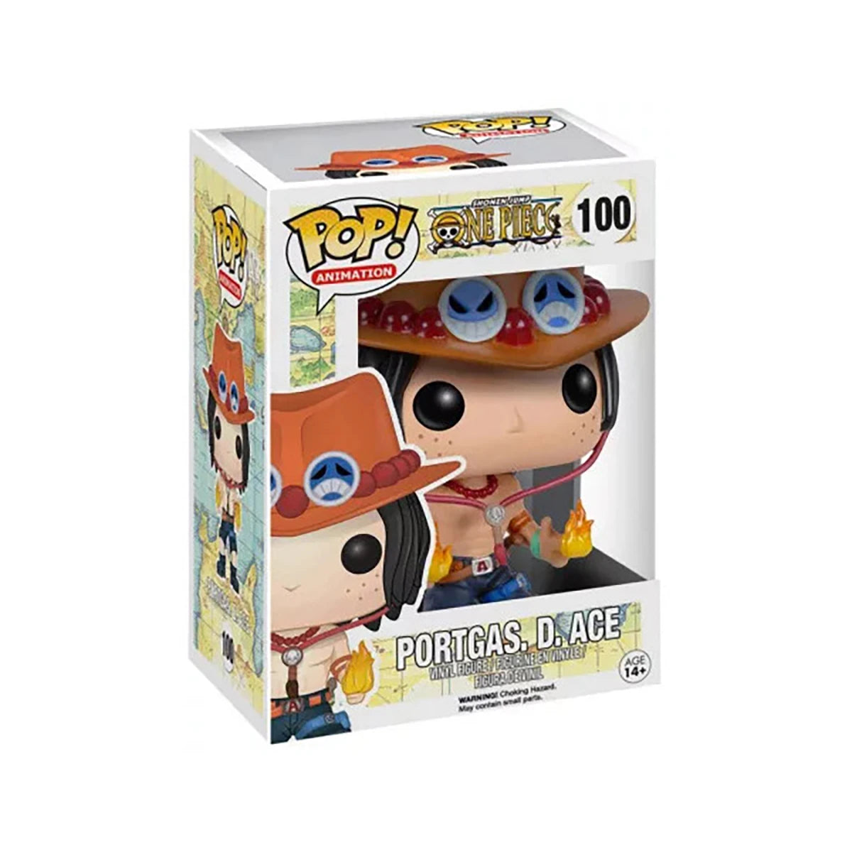 Figurine Portgas D. Ace - One Piece - Funko Pop! n°100