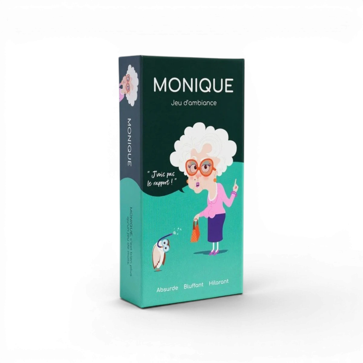 Monique – Jeu d’ambiance bluff et créativité