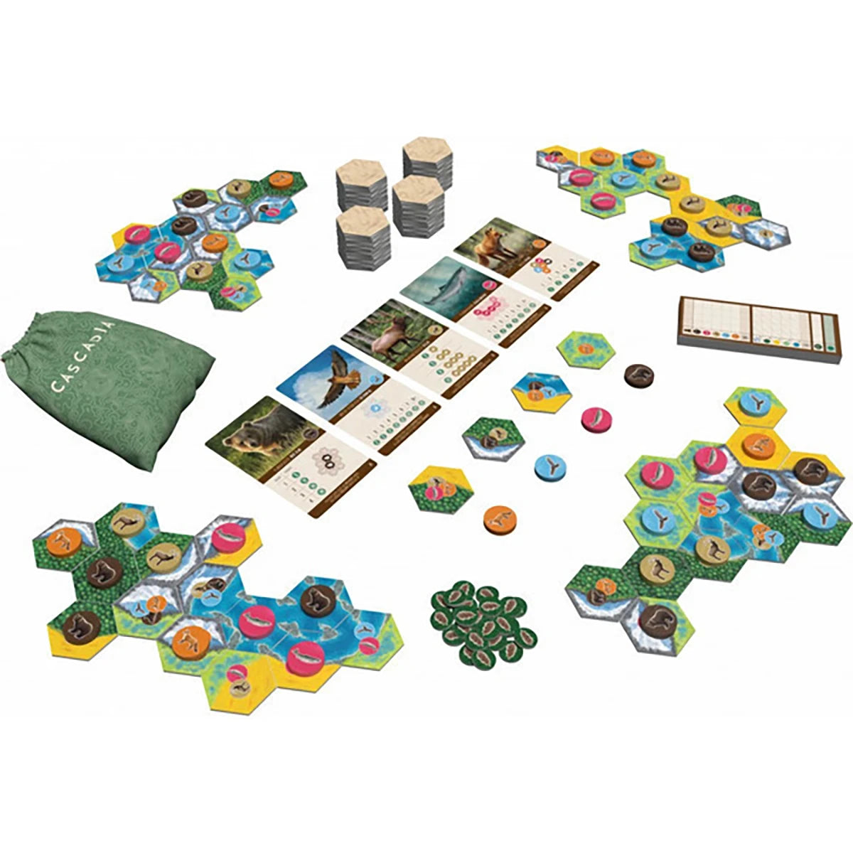 Cascadia – Jeu de stratégie placement de tuiles