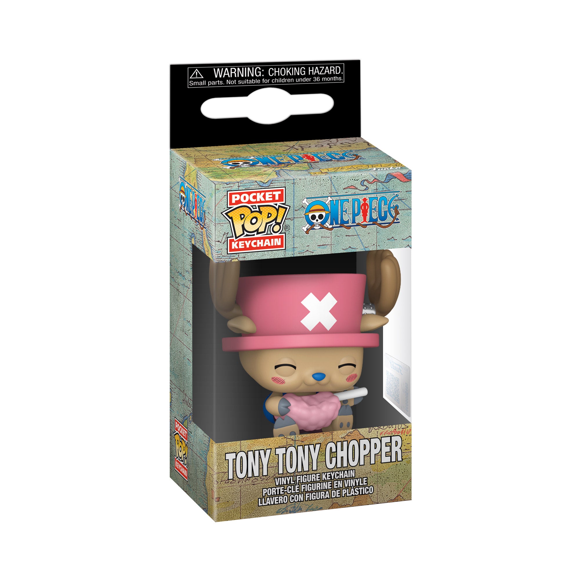 Porte-clés Pocket POP! One Piece - Chopper avec barbe à papa