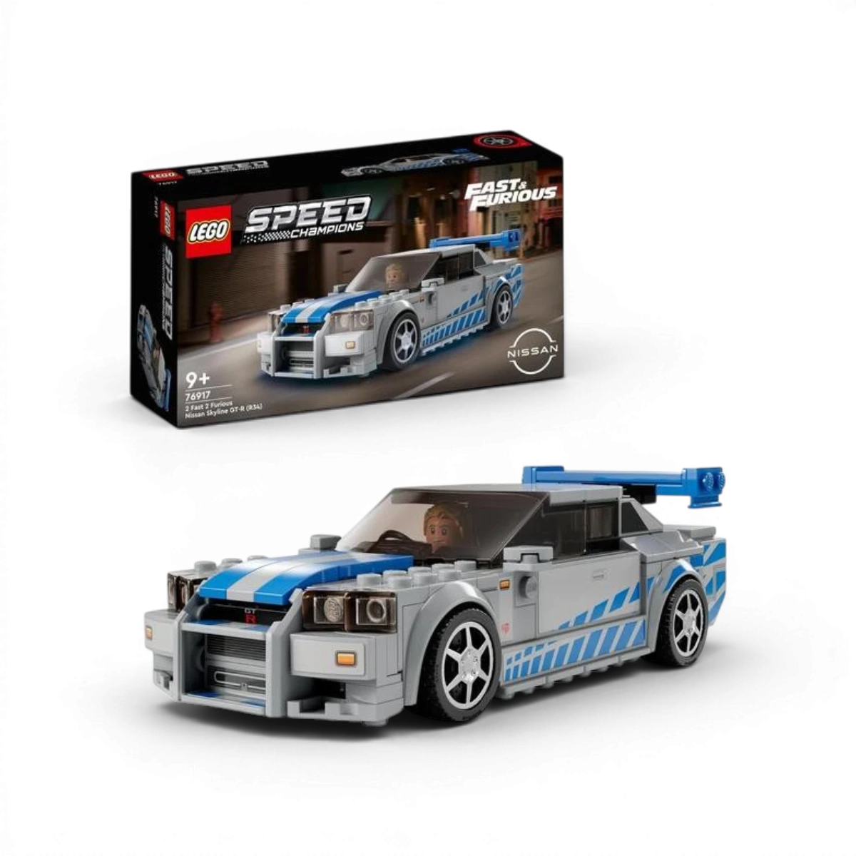 76917 - Nissan Skyline GT-R (R34) 2 Fast 2 Furious - LEGO® Speed Champions