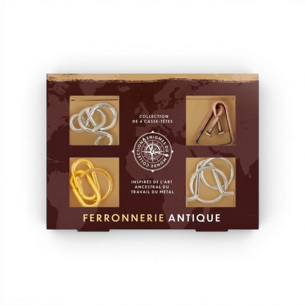 Coffret casse-têtes métal – Casse-têtes réflexion et logique