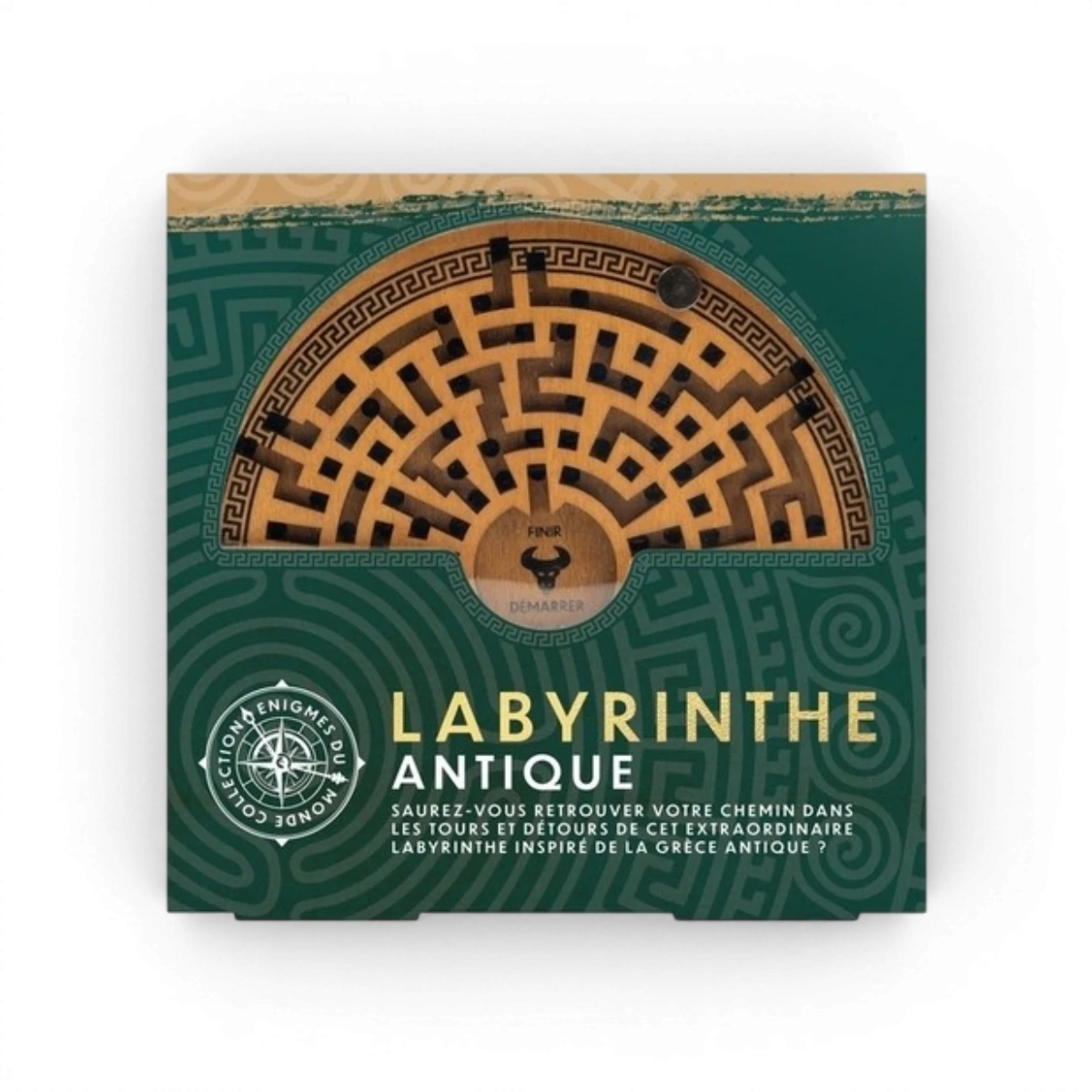Labyrinthe Antique Bois – Casse-tête réflexion et dextérité