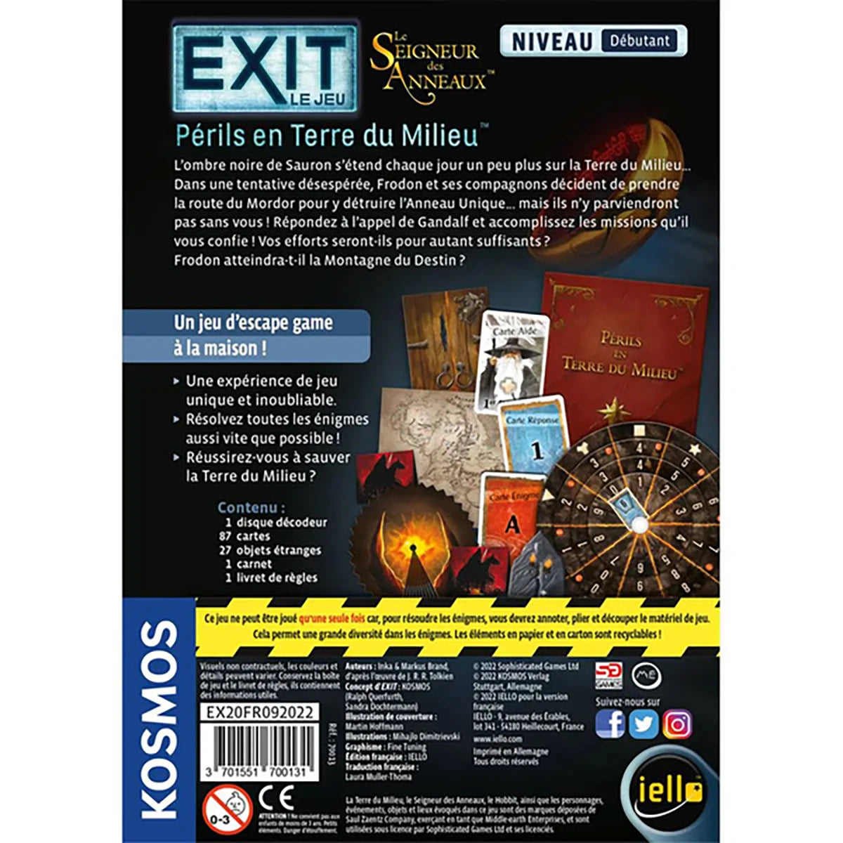 Exit Périls en Terre du Milieu – Jeu d’enquête immersion et escape game