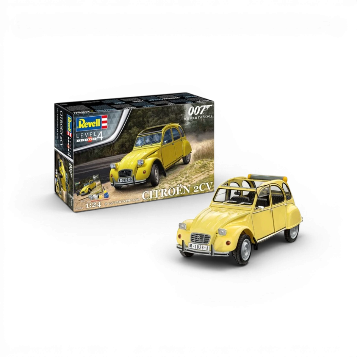 Maquette Citroën 2CV James Bond (1/24)