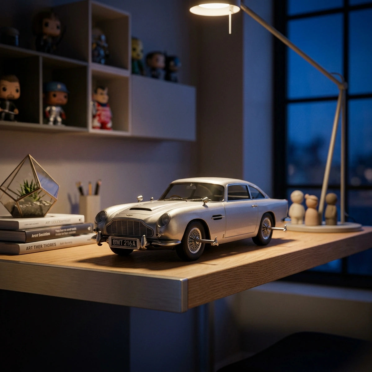 Maquette Aston Martin DB5 Goldfinger (1/24 – 90 pièces) – James Bond