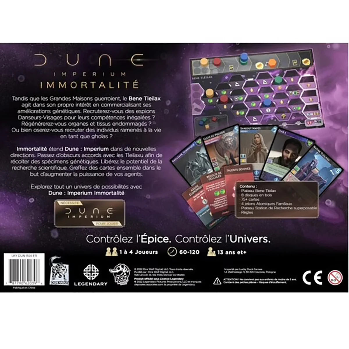 Dune Imperium Immortalité – Extension stratégie et deckbuilding