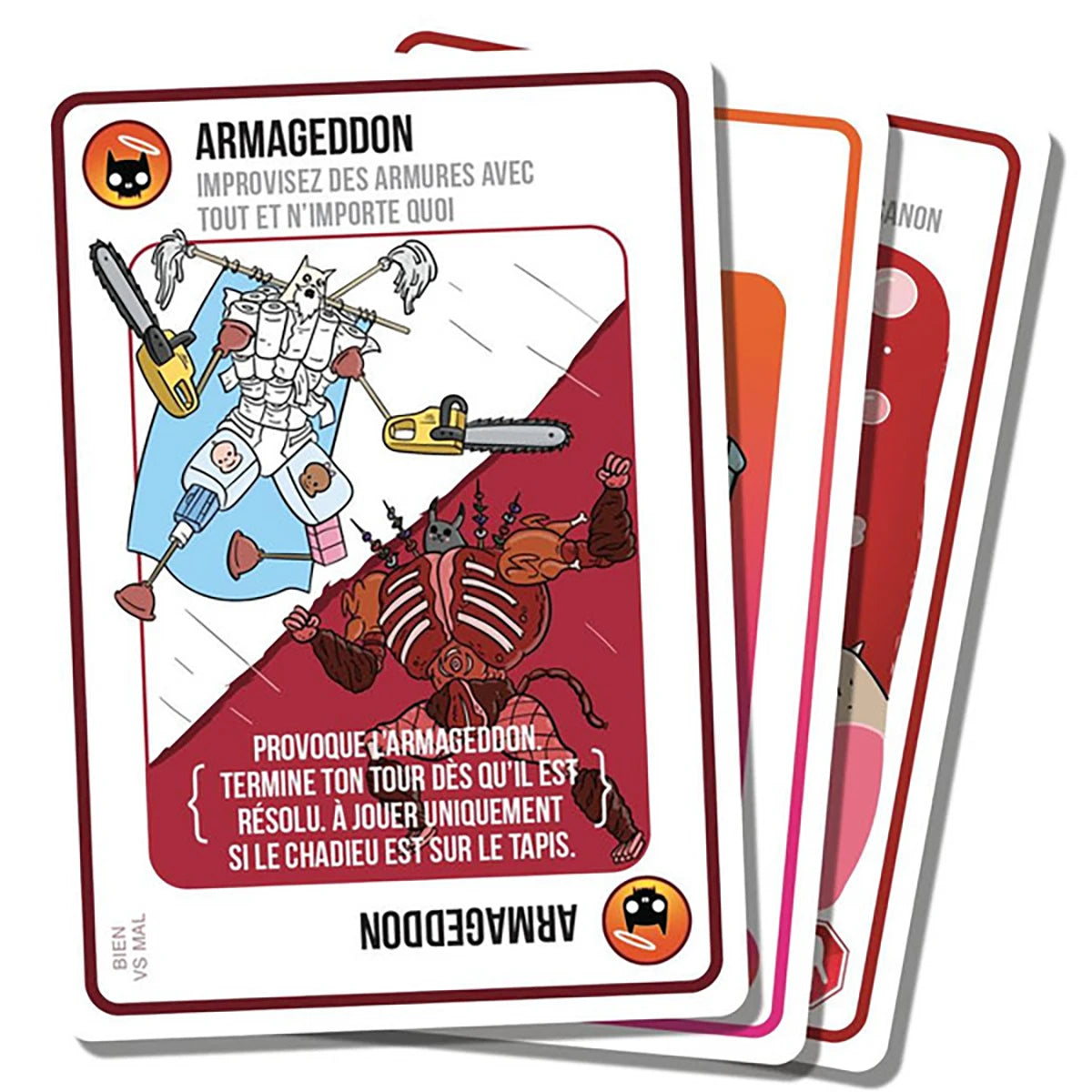 Exploding Kittens Bien vs Mal – Jeu de cartes bluff et humour