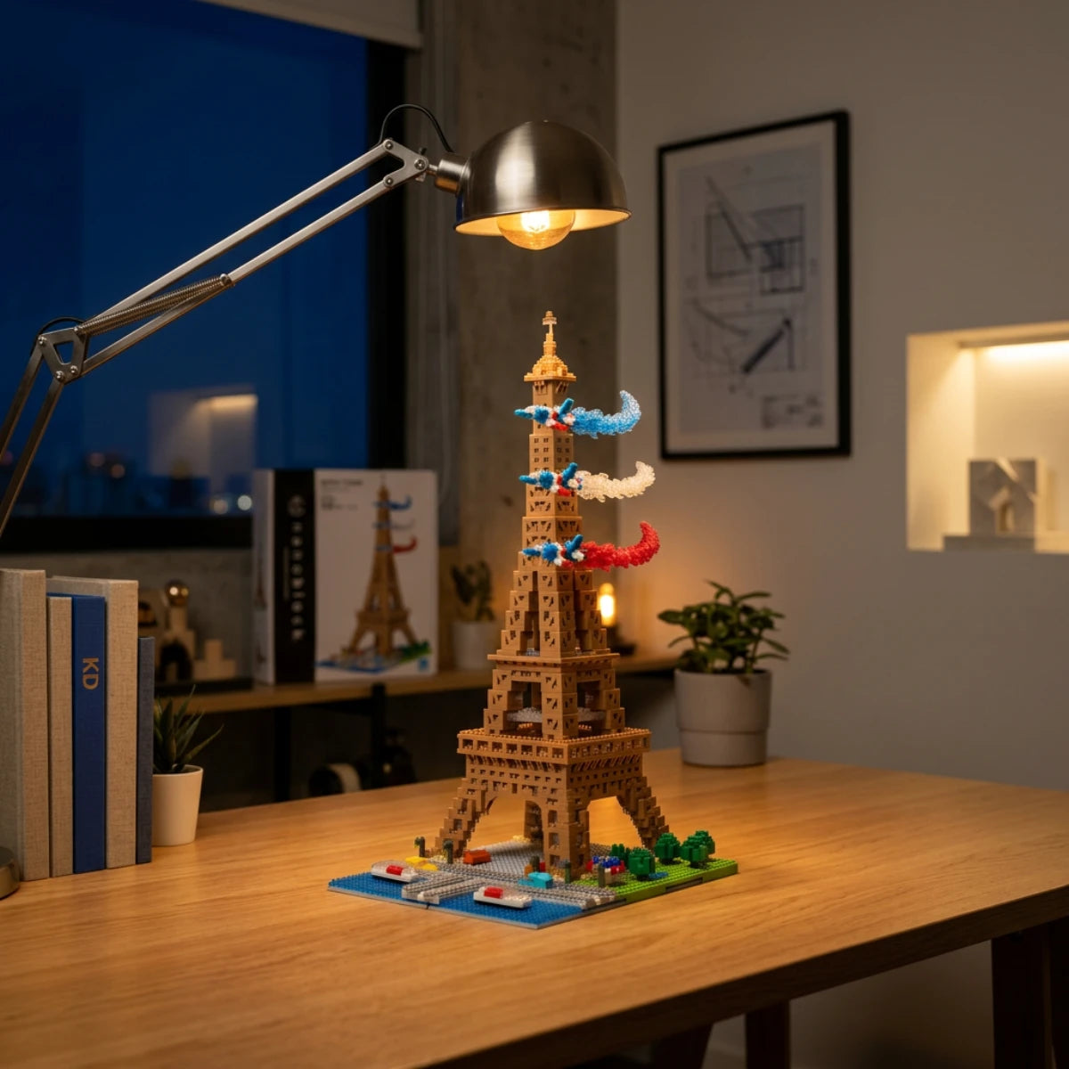 Nanoblock Bords de la Seine et Tour Eiffel à Paris