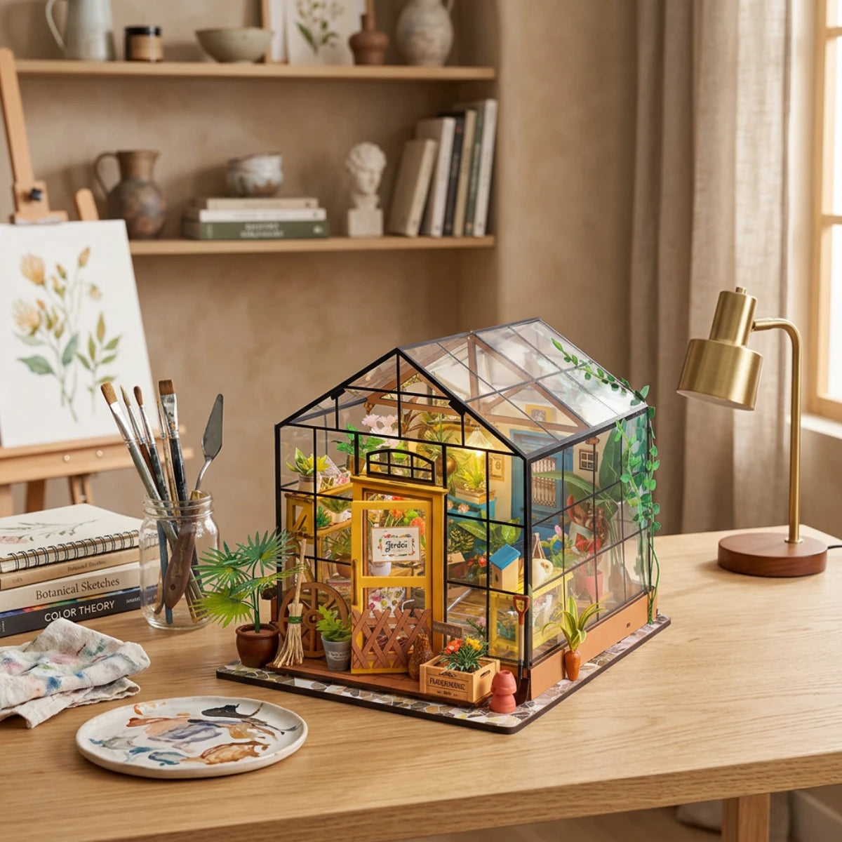 La Maison de Fleurs de Cathy 1/24 – Maquette diorama