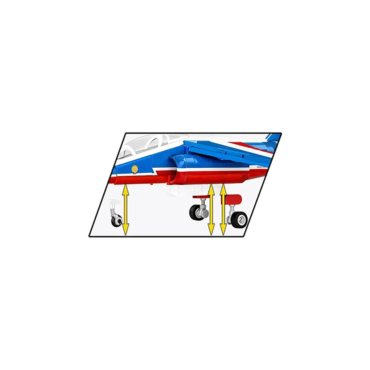 Alpha Jet Patrouille de France (387 pièces) – Set de construction – Cobi