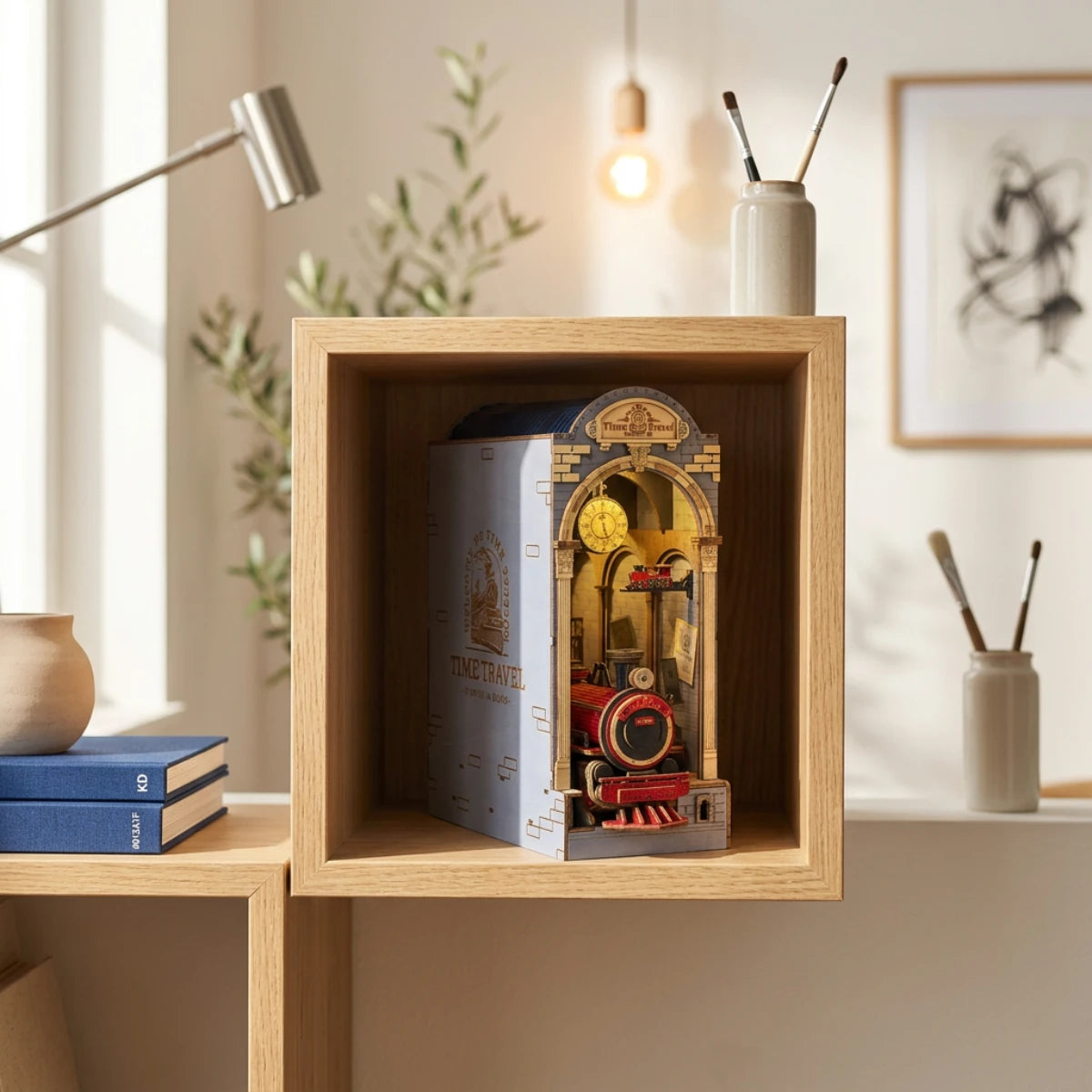 Book Nook Time Travel – Kit DIY bibliothèque