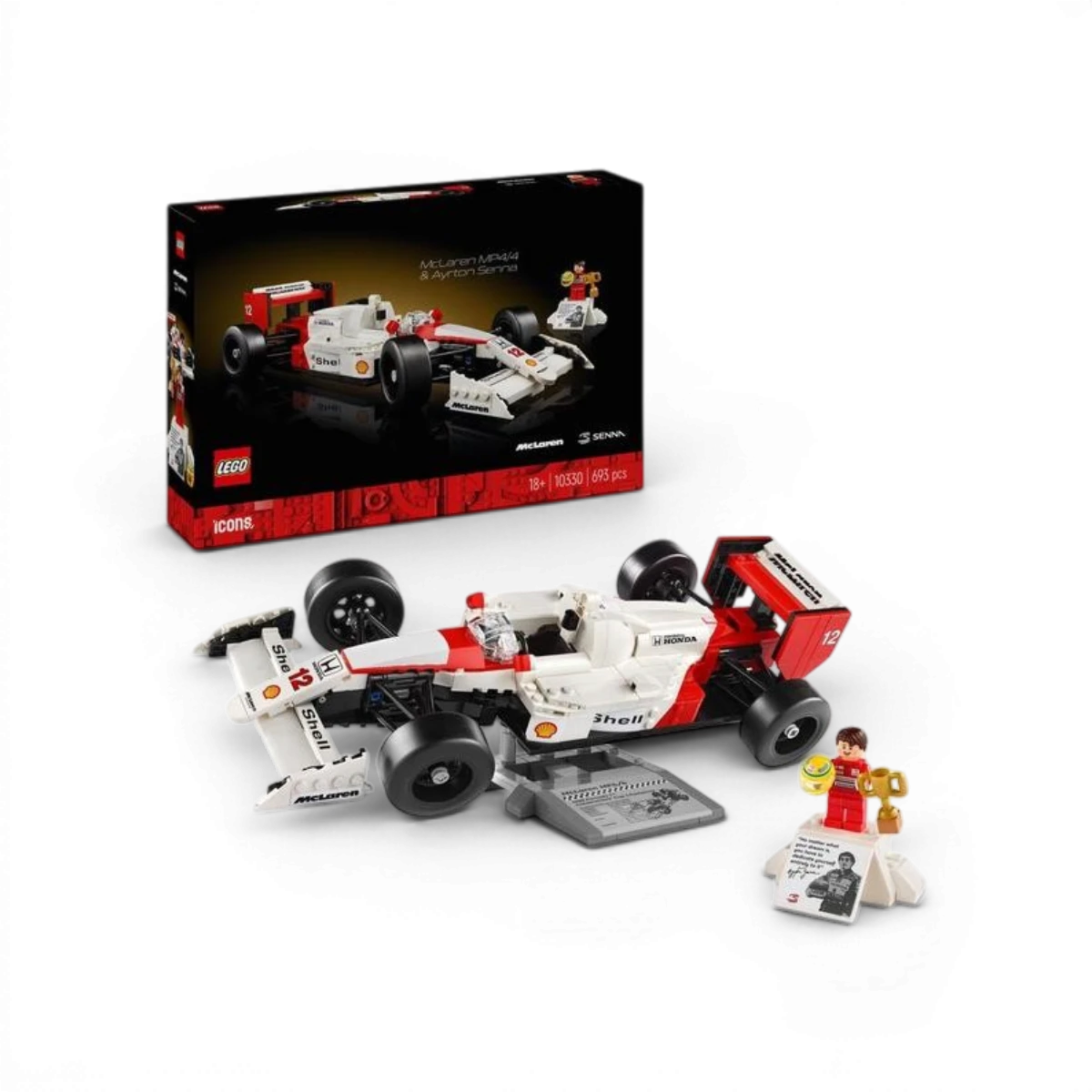 10330 - McLaren MP4/4 et Ayrton Senna - LEGO® Icons