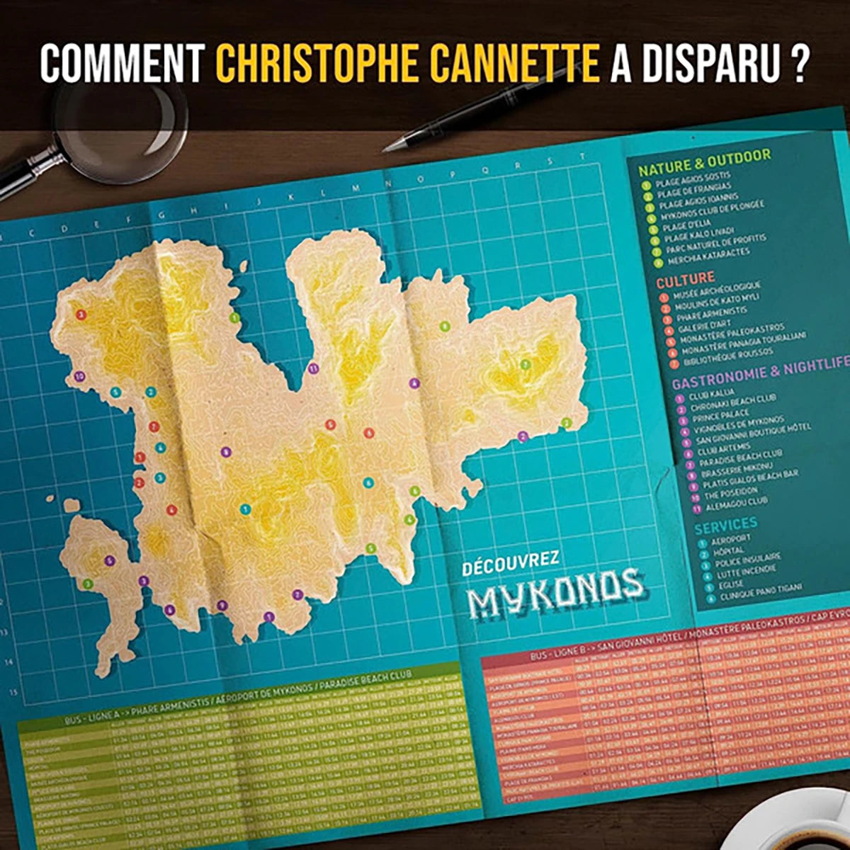 Dossiers Criminels Mykonos – Jeu d’enquête suspense et investigation