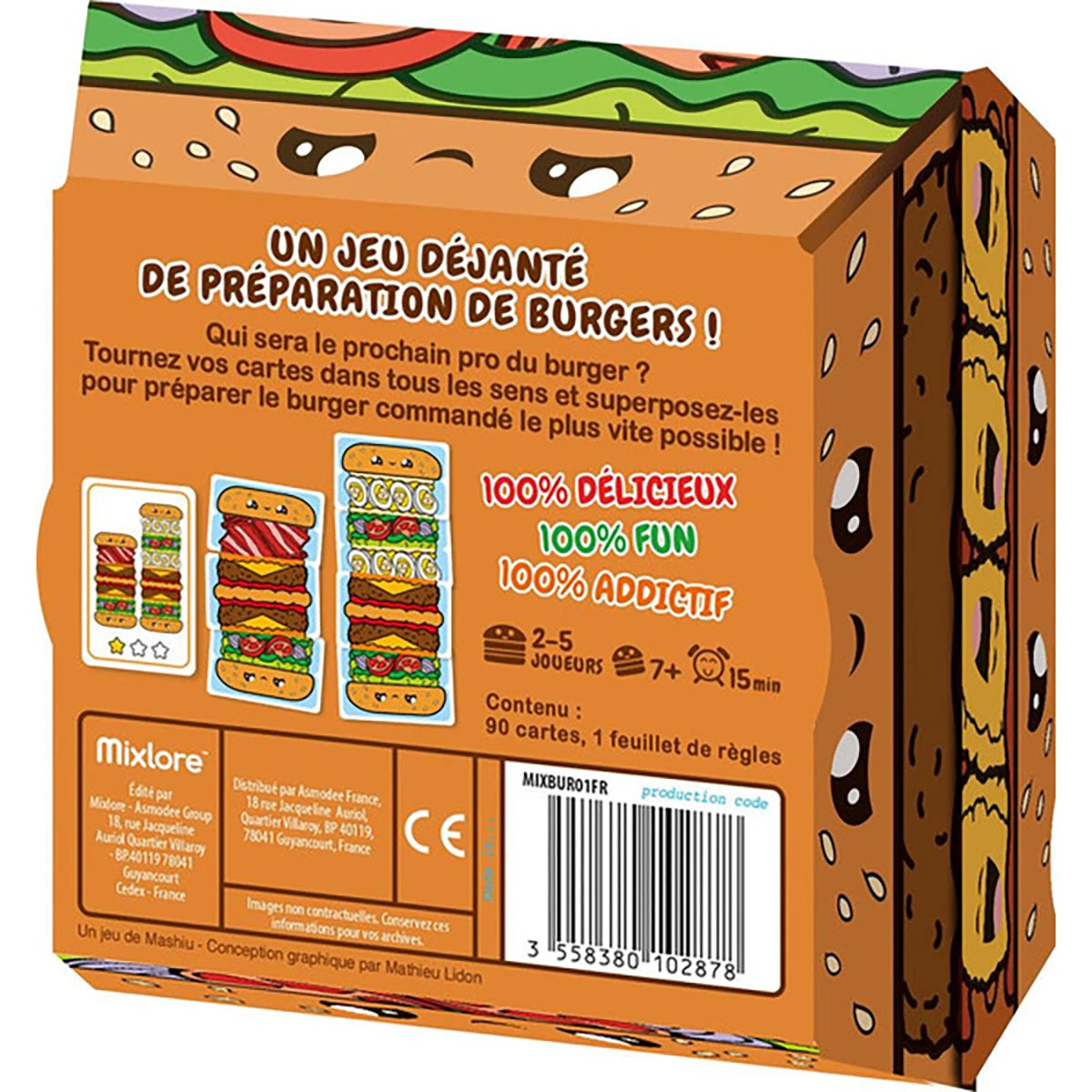 Burger ASAP – Jeu rapidité logique et défi