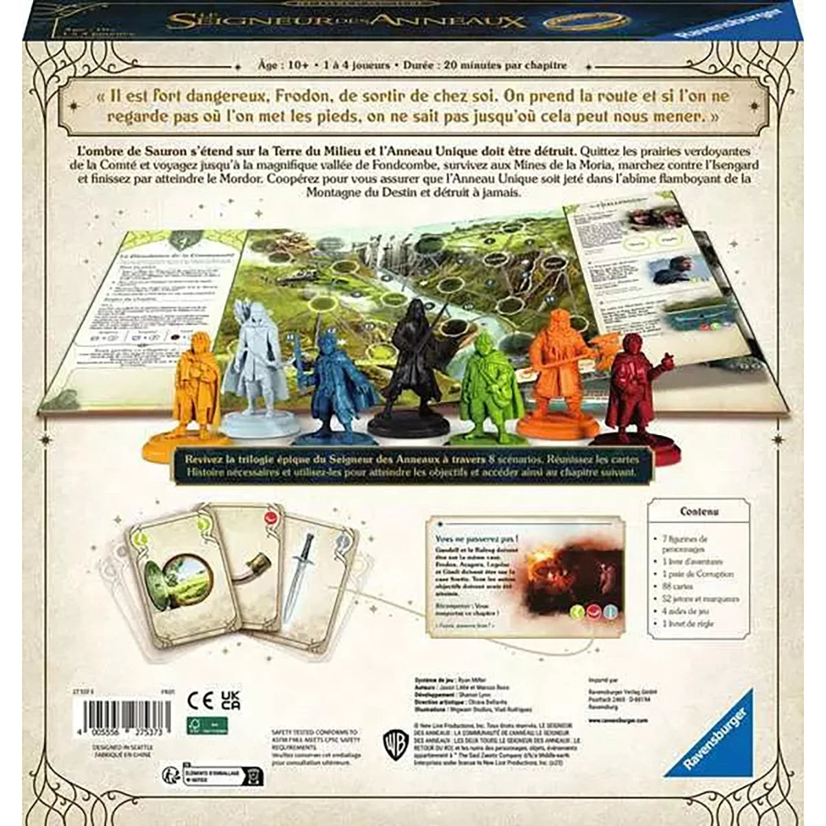 Seigneur des Anneaux Le Jeu – Jeu coopératif aventure et stratégie