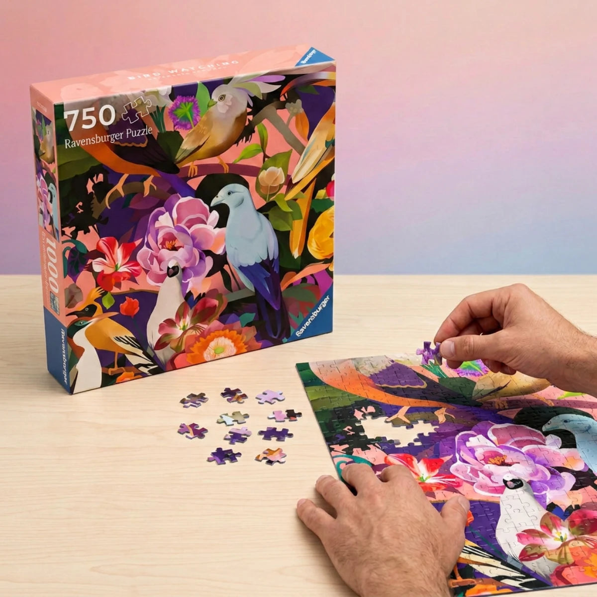 Puzzle oiseaux 750 pièces – Ravensburger