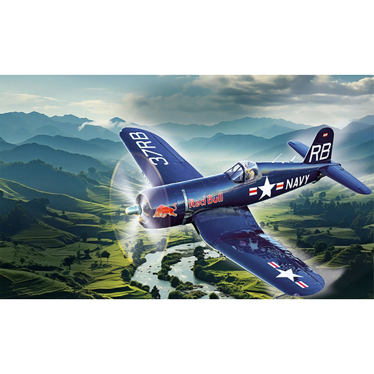 Maquette Vought F4U4 Corsair (1/48 – 46 pièces)