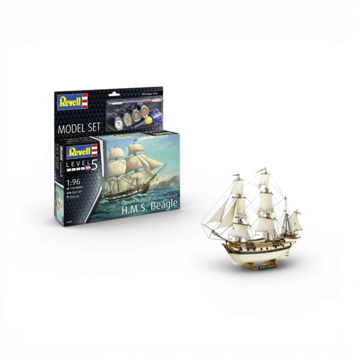 Maquette HMS Beagle (1/96 – 178 pièces)