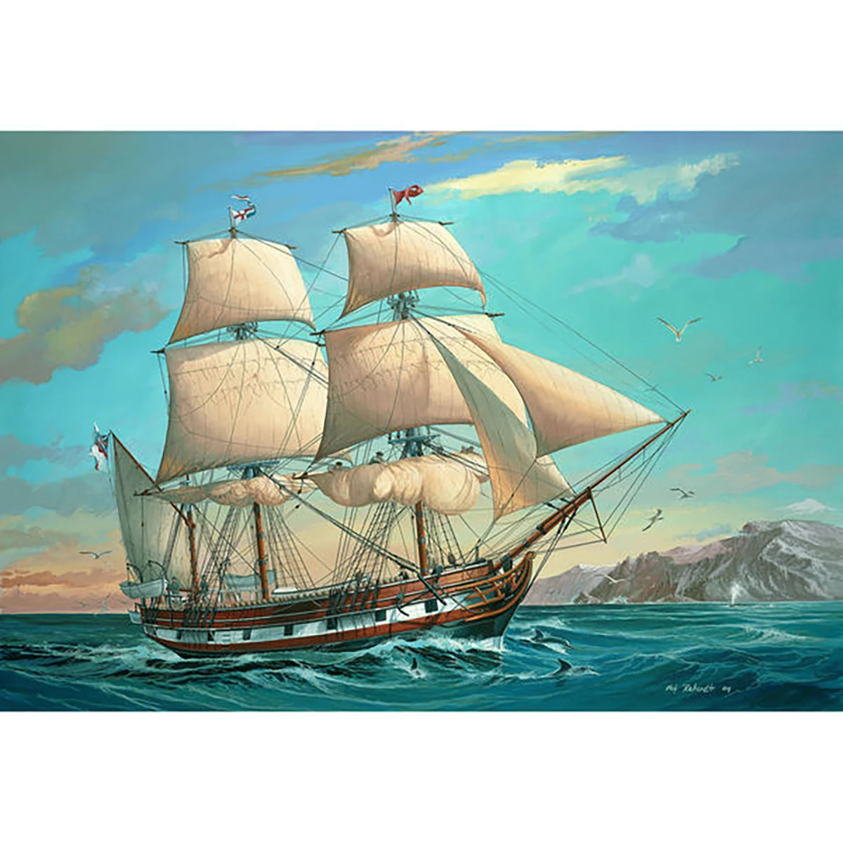 Maquette HMS Beagle (1/96 – 178 pièces)
