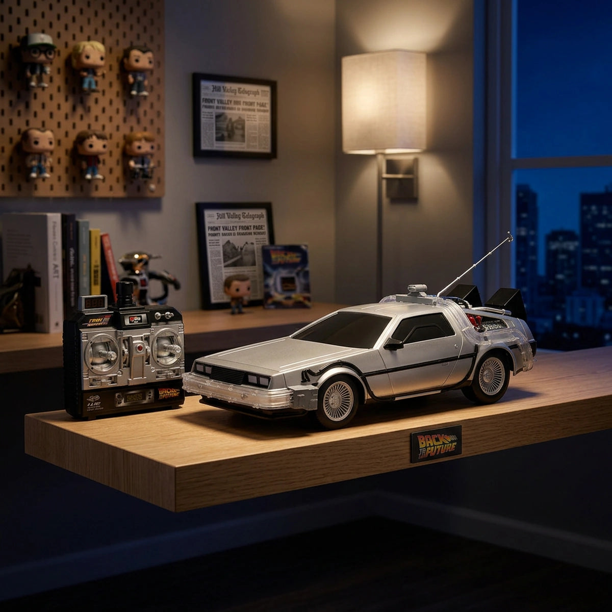 Voiture DeLorean RC 29cm – Retour vers le Futur