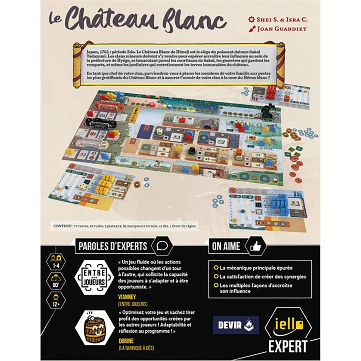 Le Château Blanc – Jeu de stratégie gestion et placement