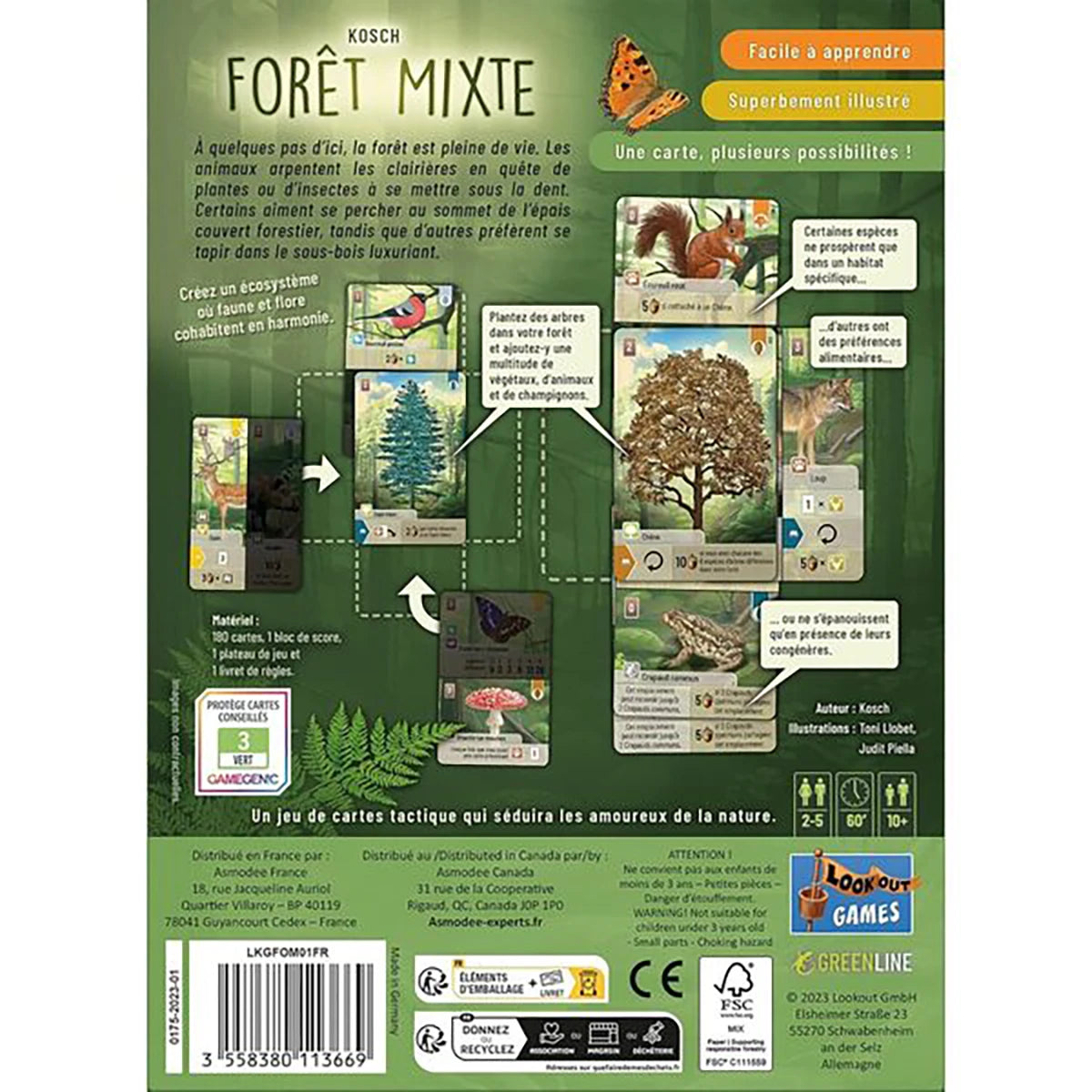 Forêt Mixte – Jeu de cartes stratégie et gestion