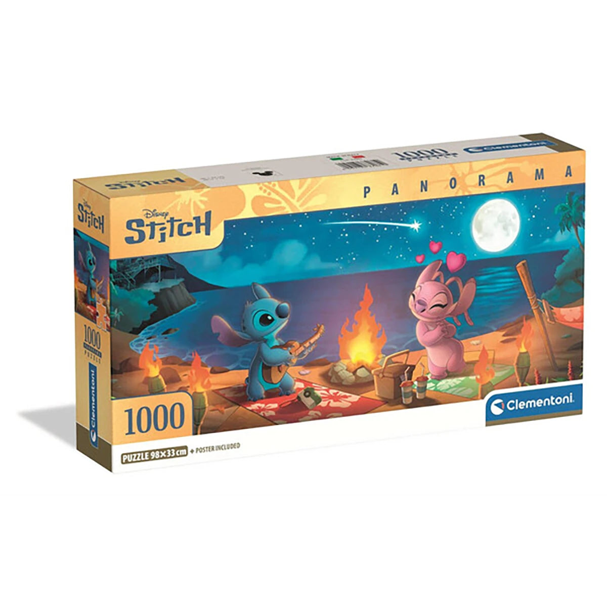 Puzzle panorama 1000 pièces (modèle aléatoire)