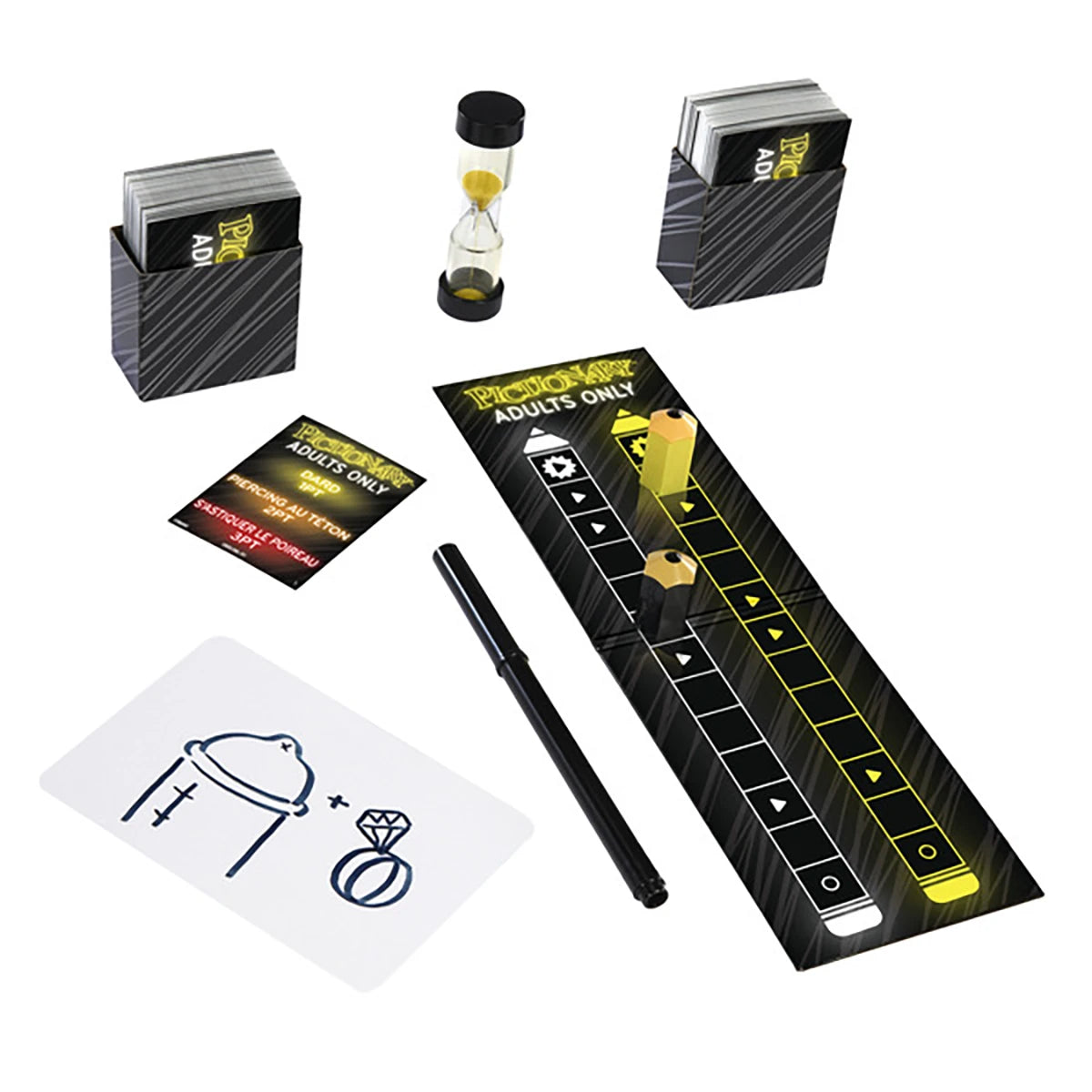 Pictionary Adults Only – Jeu d’ambiance dessin et humour