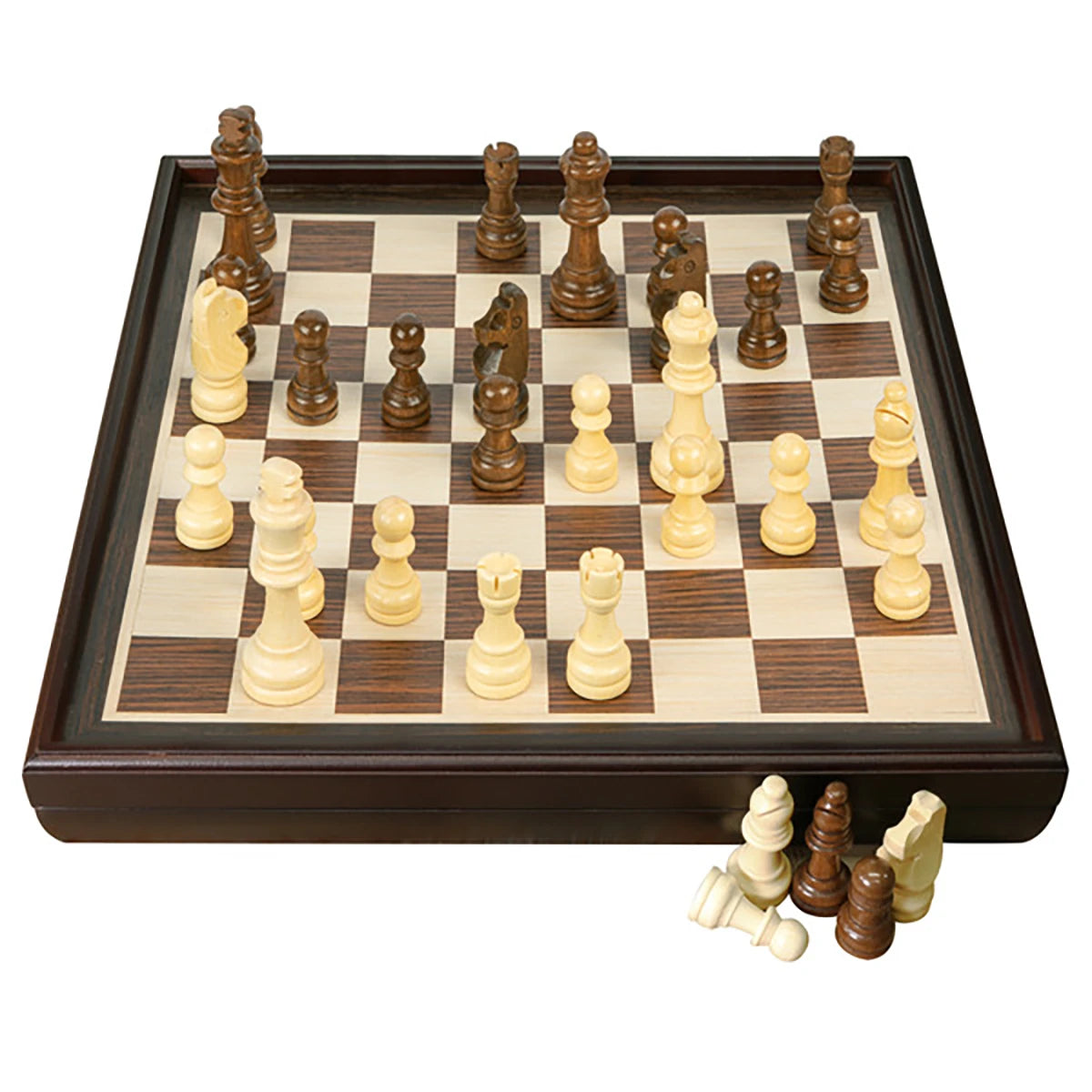 Jeu d’Échecs Bois – Jeu de réflexion stratégie et classique